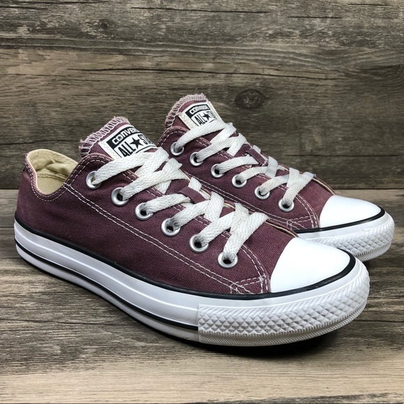 converse burgundy sneakers